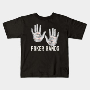 Poker Hands Kids T-Shirt